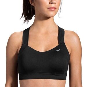 Brooks Uphold Crossback Black Sports Bra